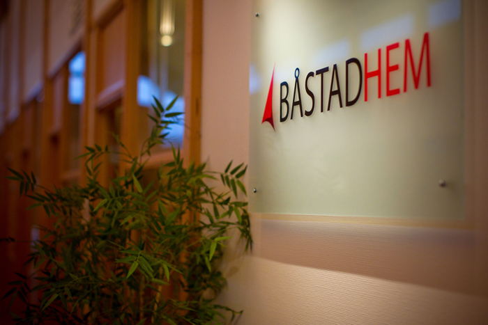 Båstadhem skylt logga